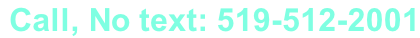 Call, No text: 519-512-2001